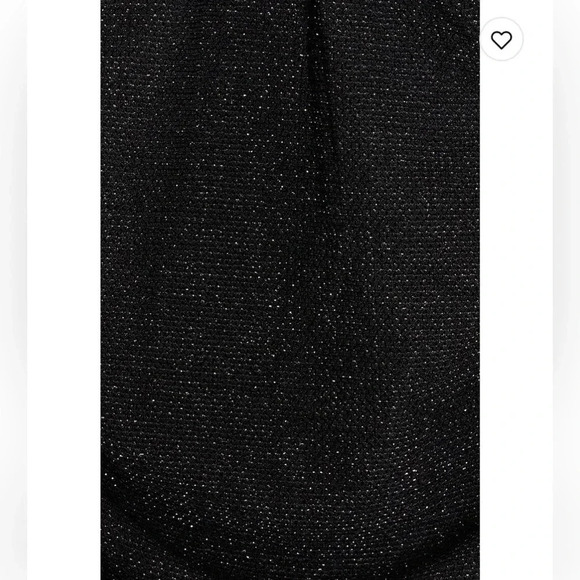 Revolve Michael Costello black Brigitte ruched metallic midi dress - Picture 4 of 14